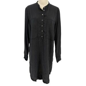 lou & grey signaturesoft henley pocket dress Lou & Grey Signaturesoft Henley Pocket Dress